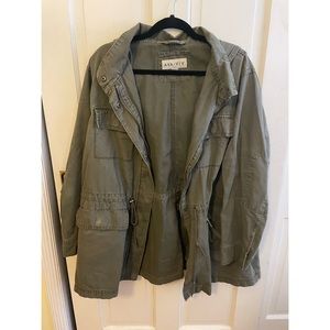 Green army jacket